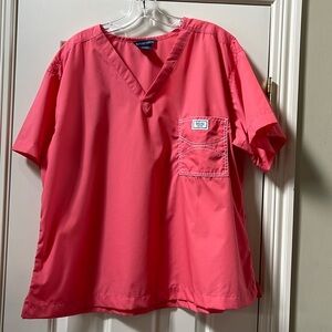Blue Sky Scrubs Top, XL